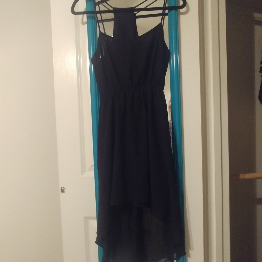 Black High Low Dress